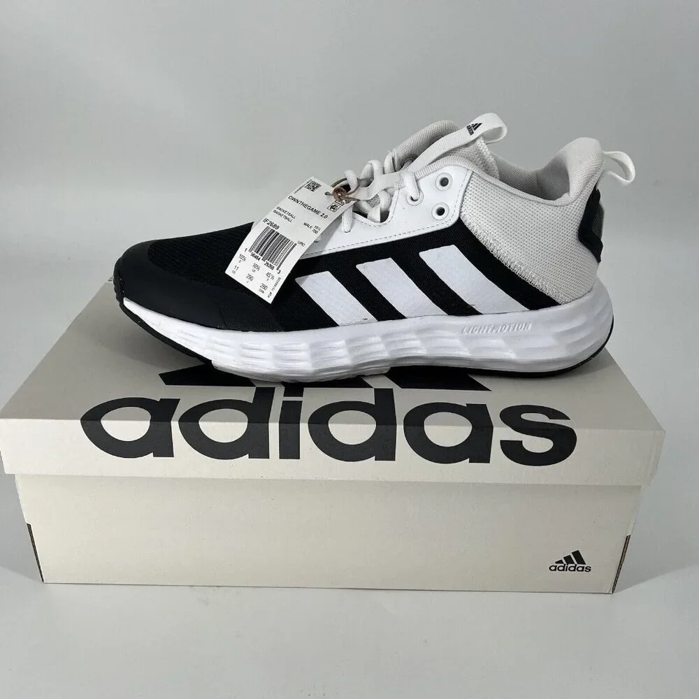 Adidas Mens ‎  Sneakers & Athletic Shoes Own The Game 2.0 Basketball Shoes 11